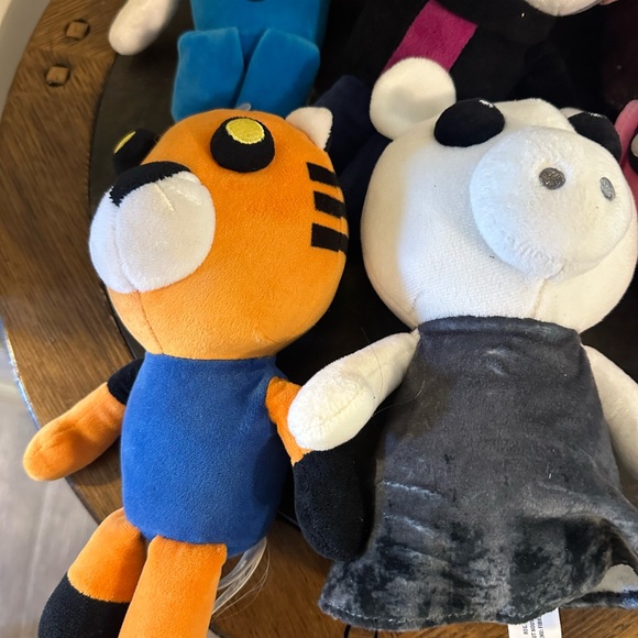 Amazon.com: My OLi 7 Colorful Animal Plush Toy Set